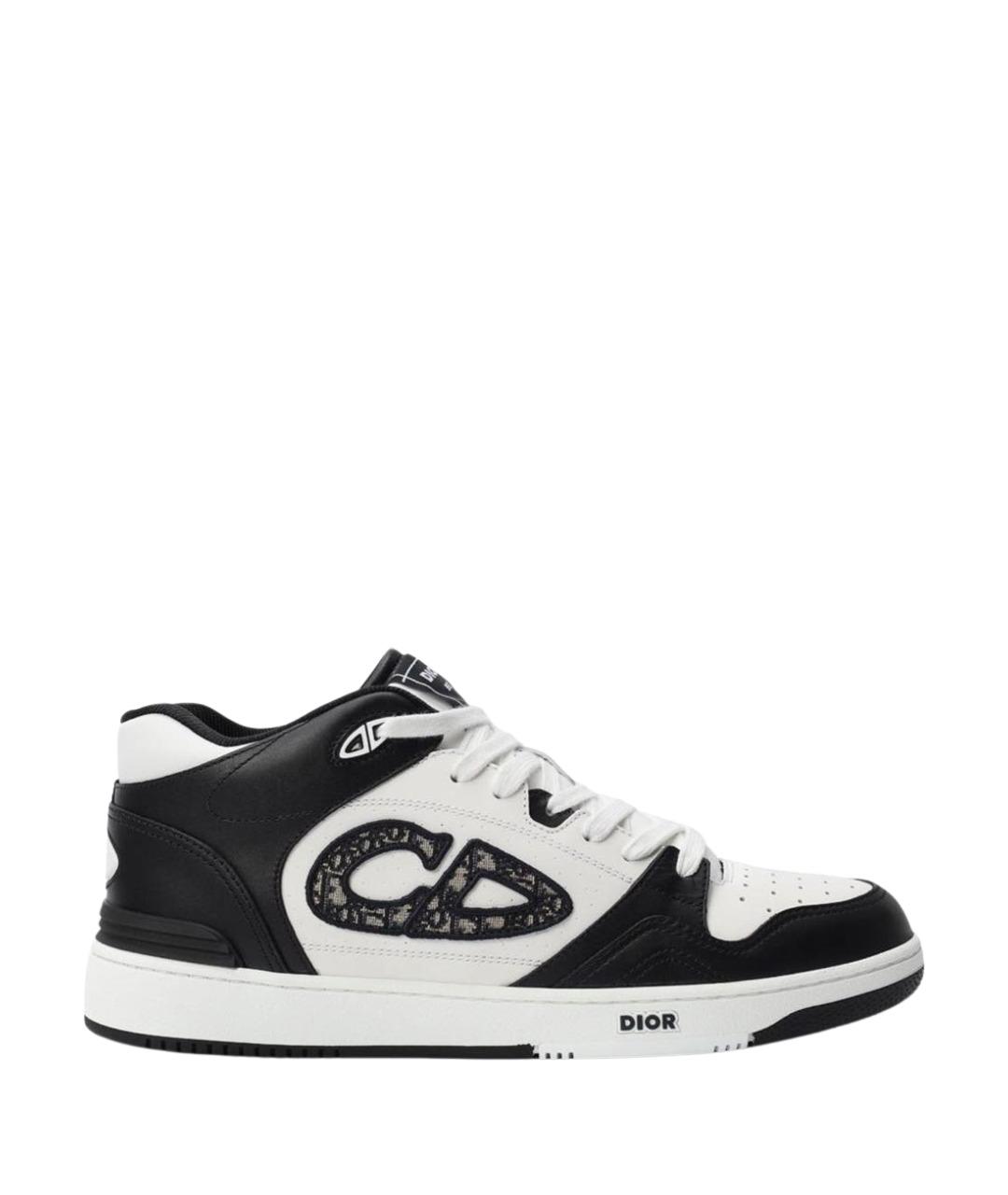 CHRISTIAN DIOR Черные кожаные низкие кроссовки / кеды, фото 1
