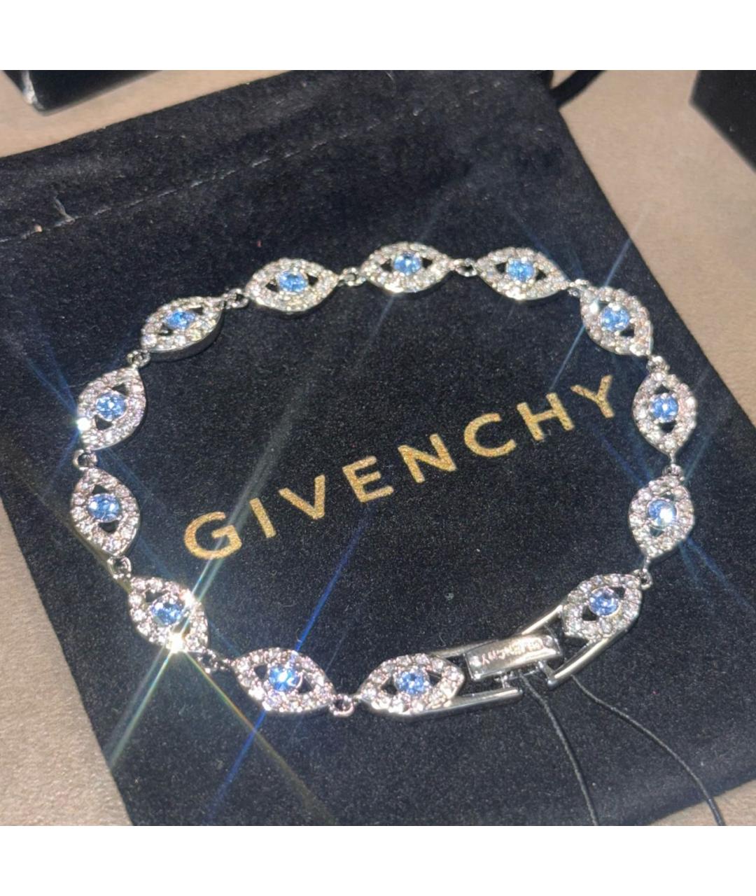 GIVENCHY Серебрянный металлический браслет, фото 3