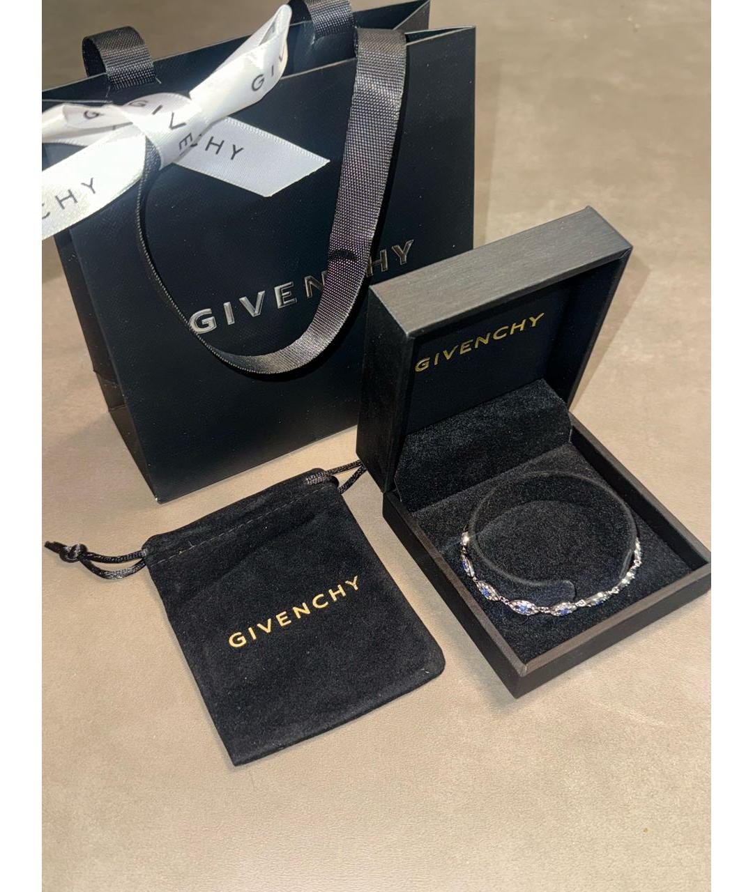 GIVENCHY Серебрянный металлический браслет, фото 2