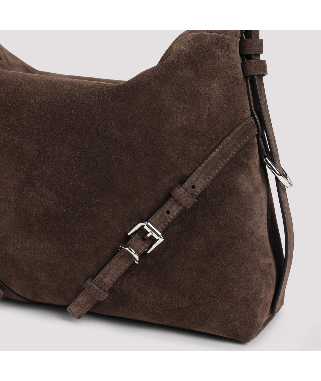 GIVENCHY Коричневая кожаная сумка через плечо, фото 3