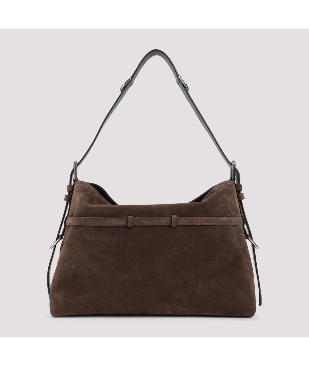 GIVENCHY Коричневая кожаная сумка через плечо, фото 2