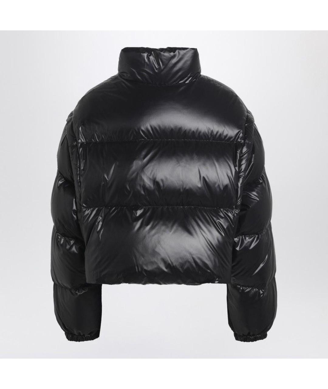 PRADA Черный полиэстеровый пуховик, фото 2