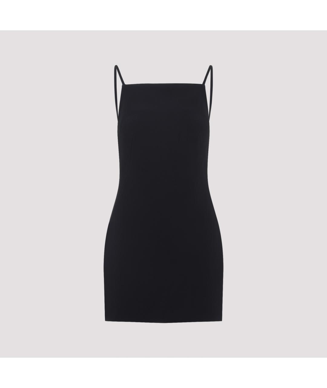 GIVENCHY Черное вискозное коктейльное платье, фото 2