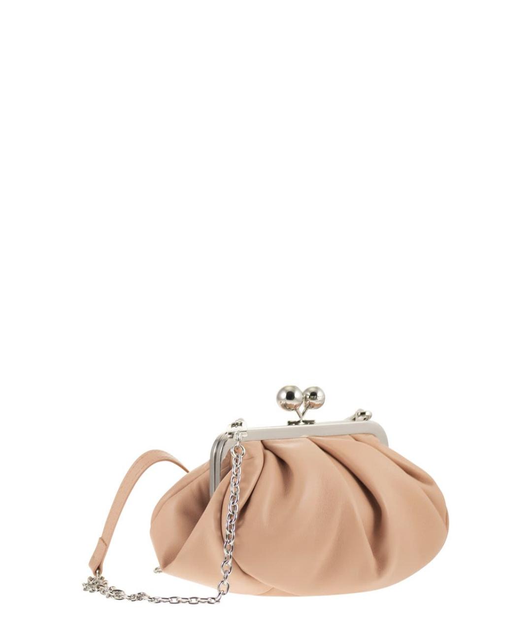 WEEKEND MAX MARA Розовая кожаная сумка через плечо, фото 4