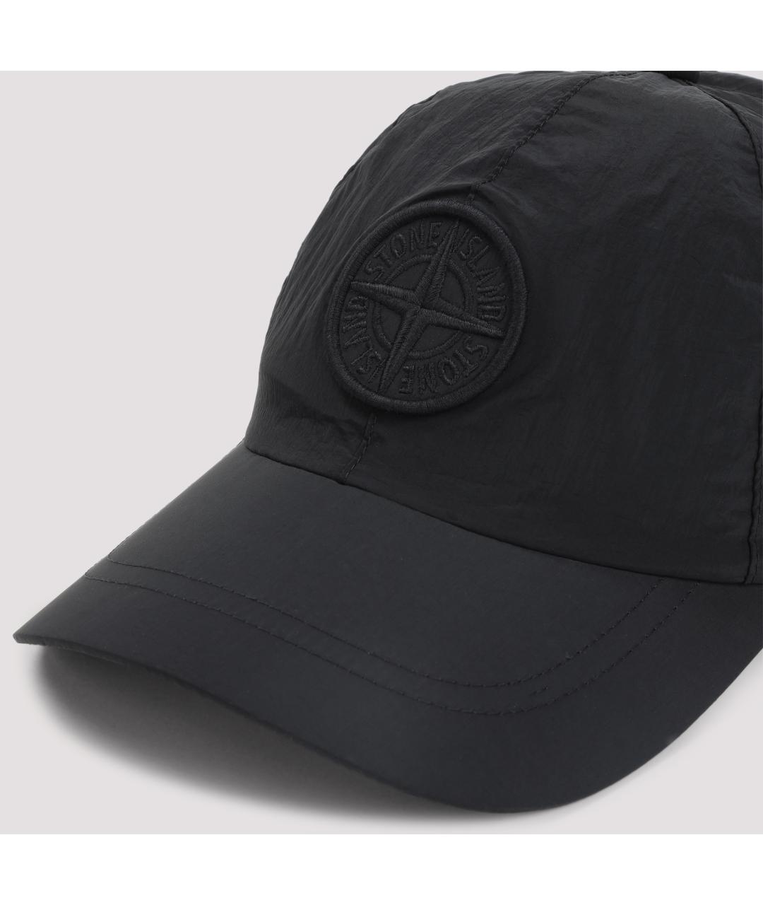 STONE ISLAND Черная кепка/бейсболка, фото 4
