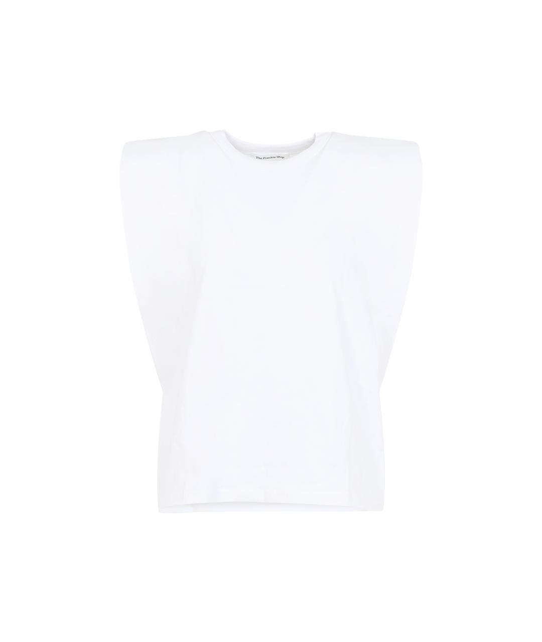 THE FRANKIE SHOP Белая хлопковая майка, фото 1