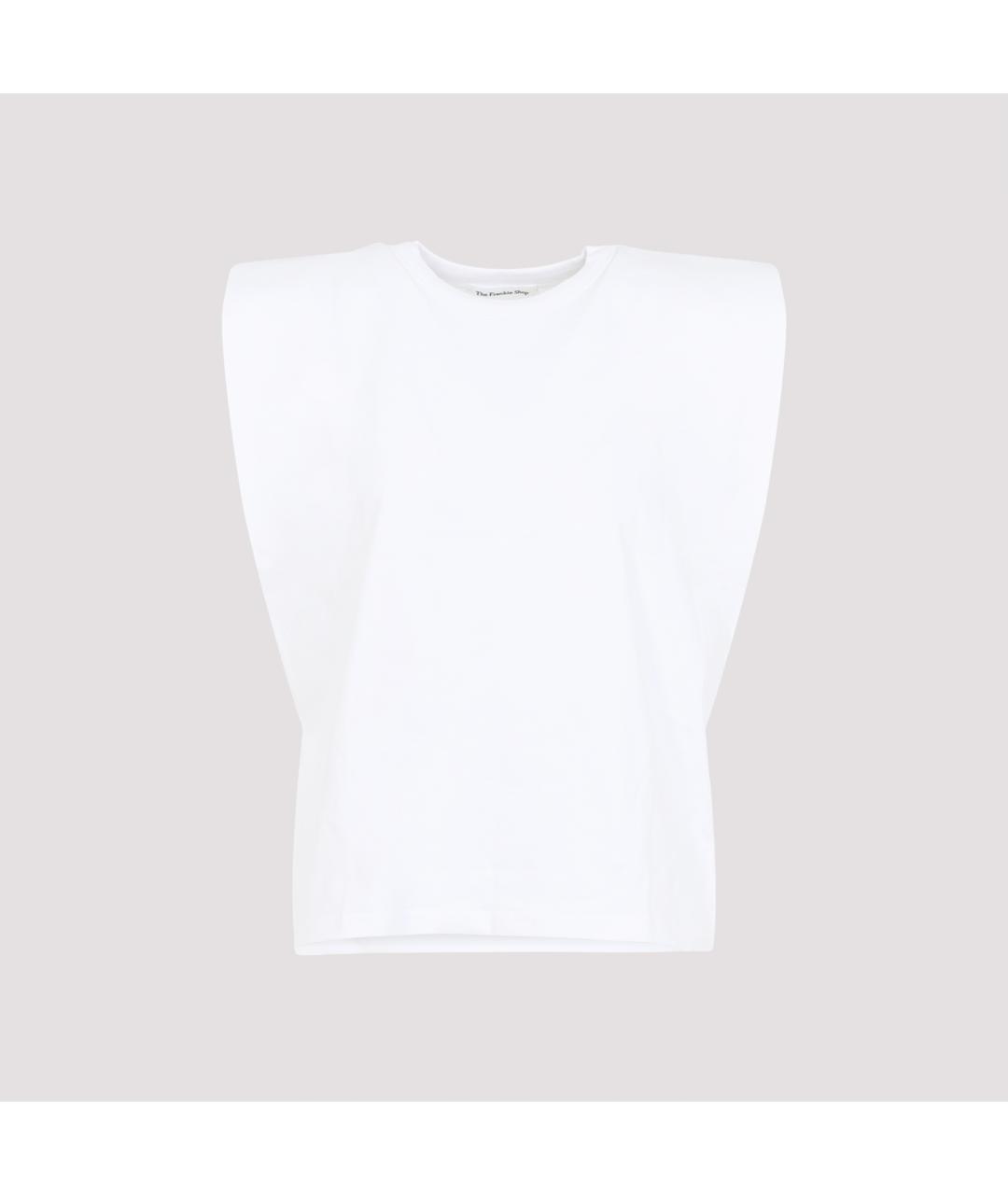 THE FRANKIE SHOP Белая хлопковая майка, фото 2