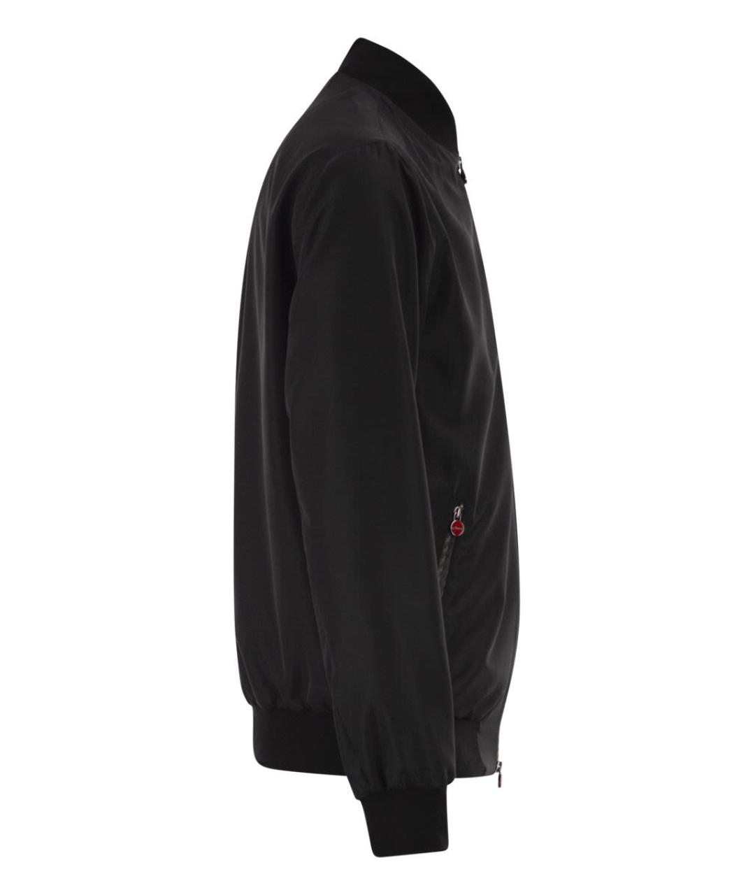KITON Черная полиэстеровая куртка, фото 3