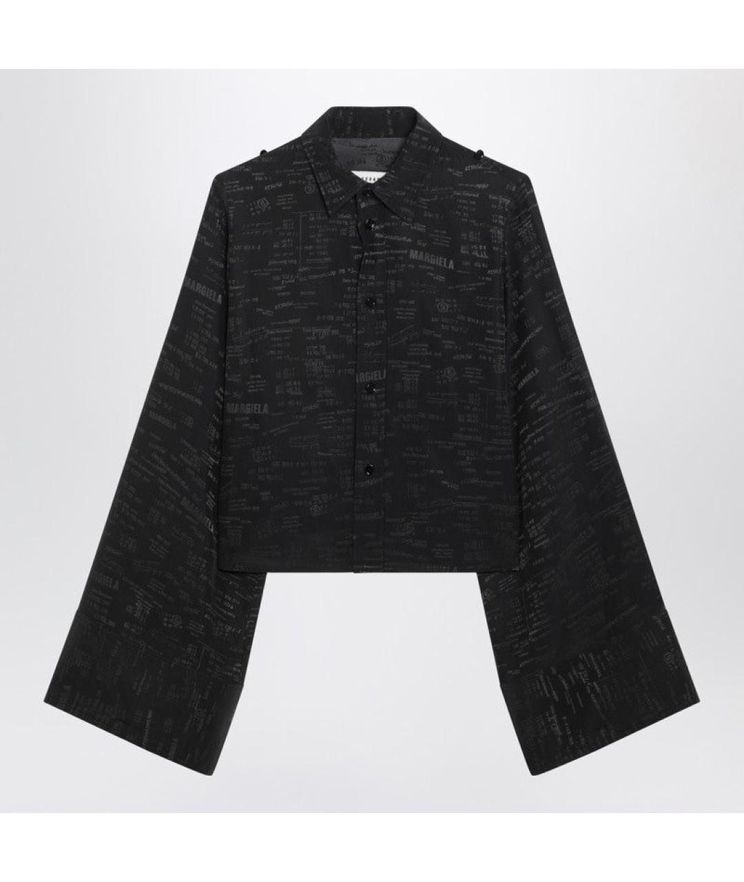 MM6 MAISON MARGIELA Черная рубашка, фото 3