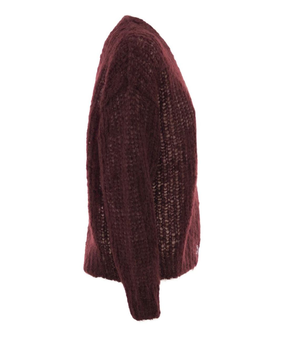 WEEKEND MAX MARA Бордовый полиамидовый кардиган, фото 3