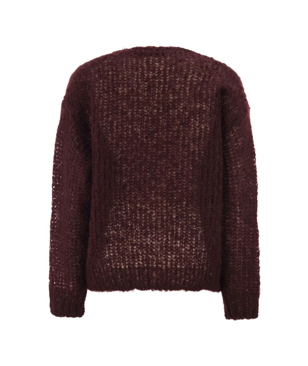 WEEKEND MAX MARA Бордовый полиамидовый кардиган, фото 2