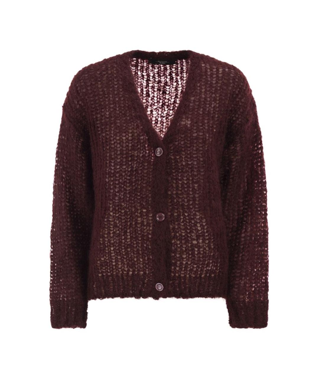 WEEKEND MAX MARA Бордовый полиамидовый кардиган, фото 1