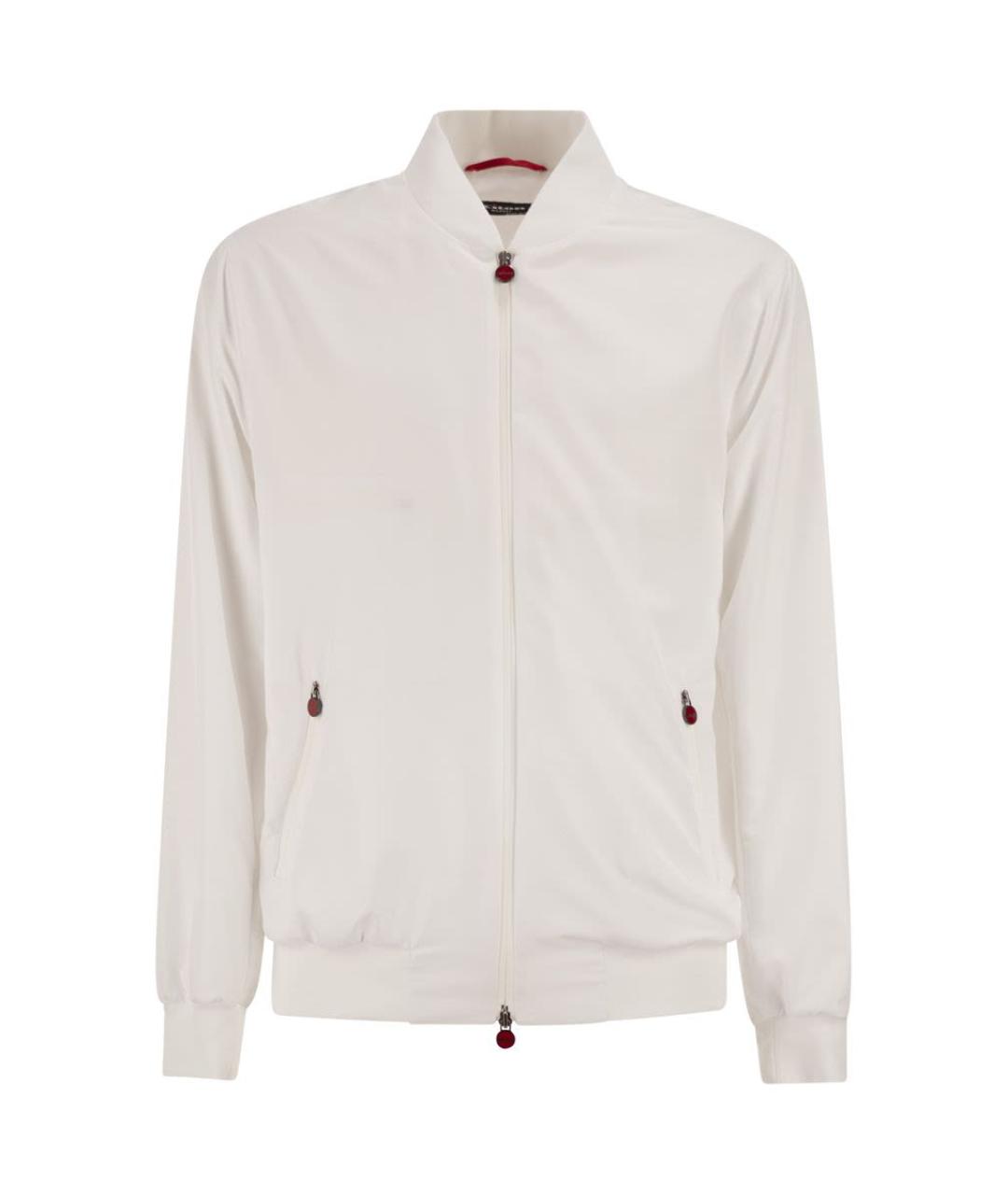 KITON Белая полиэстеровая куртка, фото 1