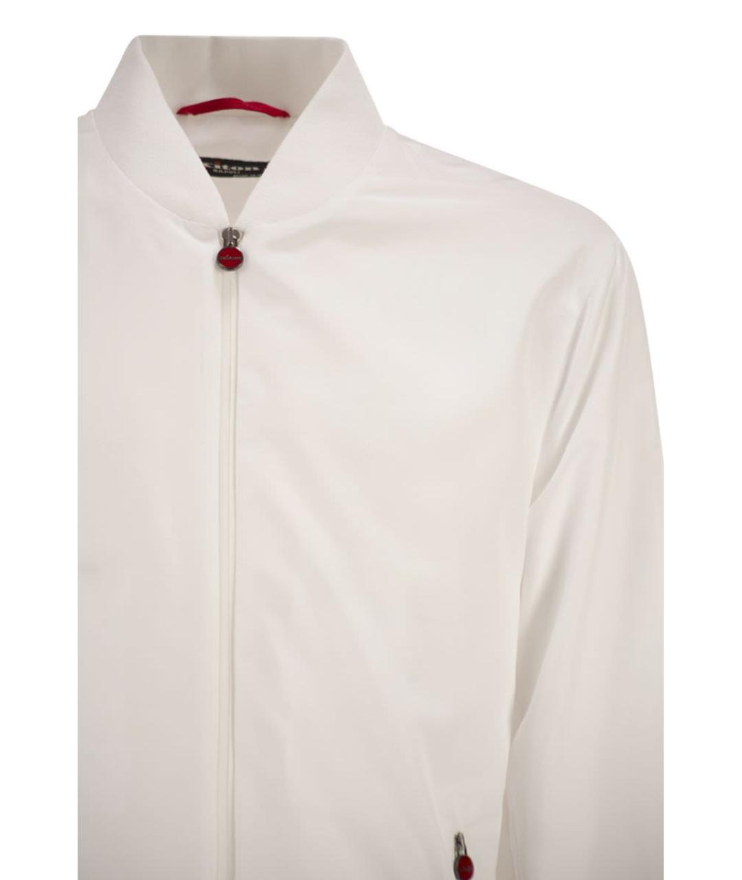 KITON Белая полиэстеровая куртка, фото 4