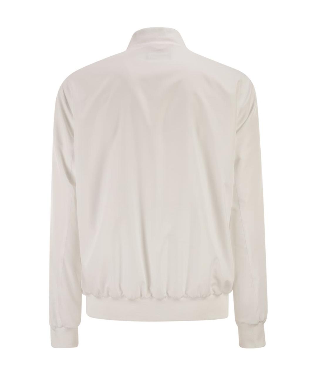 KITON Белая полиэстеровая куртка, фото 2