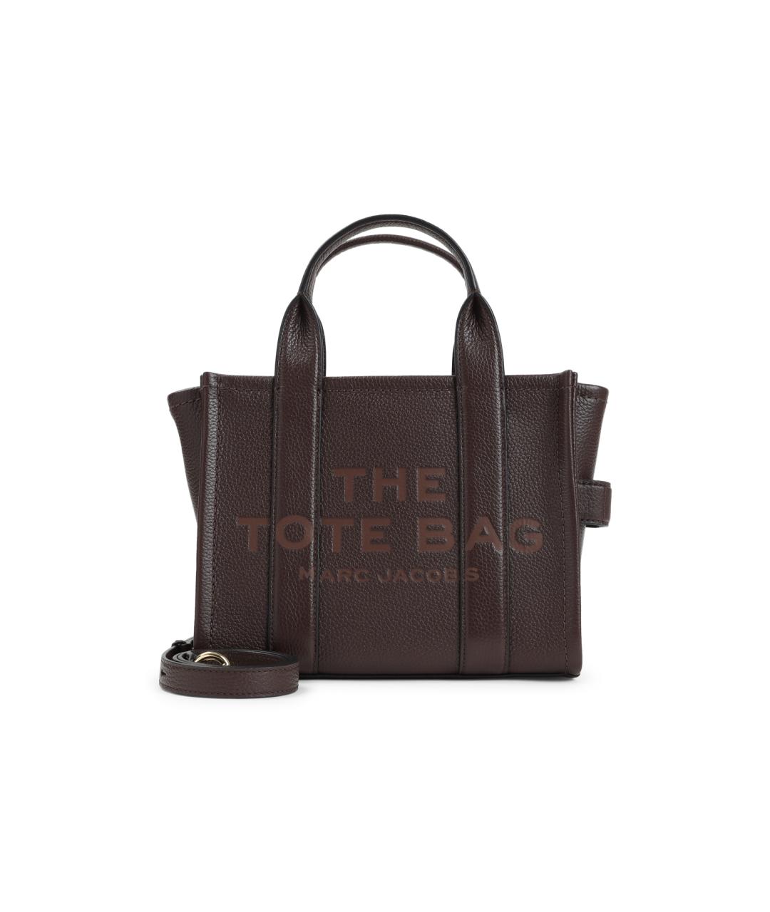 MARC JACOBS Коричневая кожаная сумка тоут, фото 1