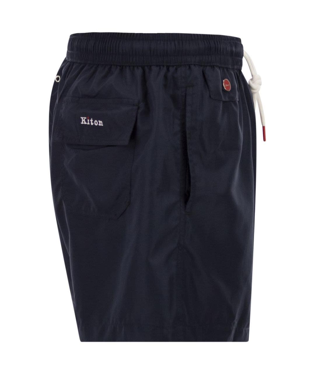 KITON Синие полиэстеровые плавки, фото 3