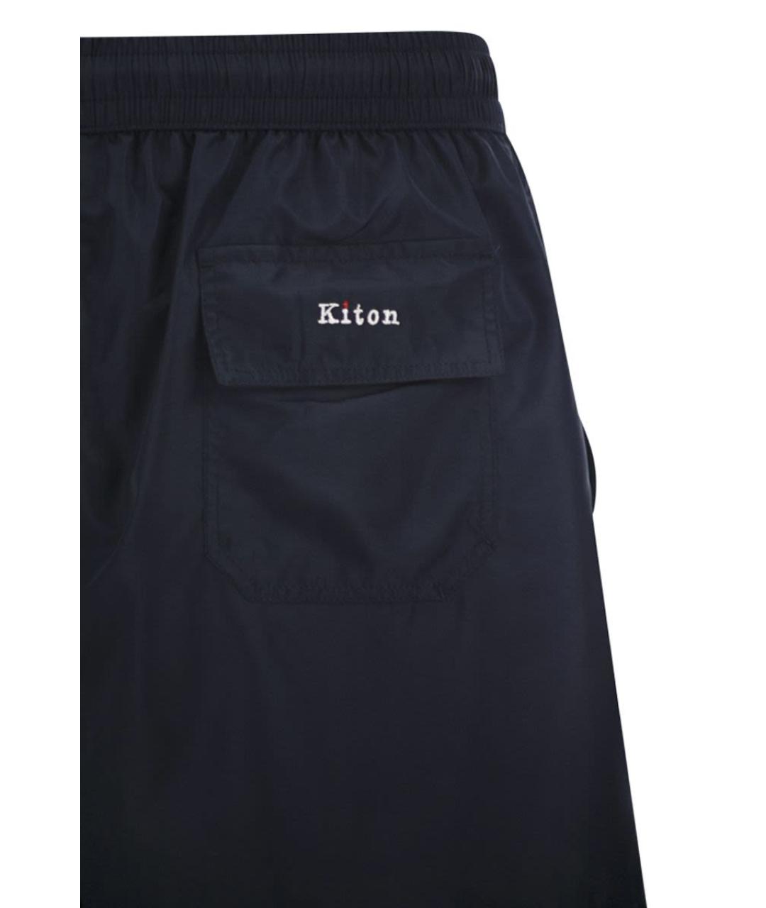 KITON Синие полиэстеровые плавки, фото 4