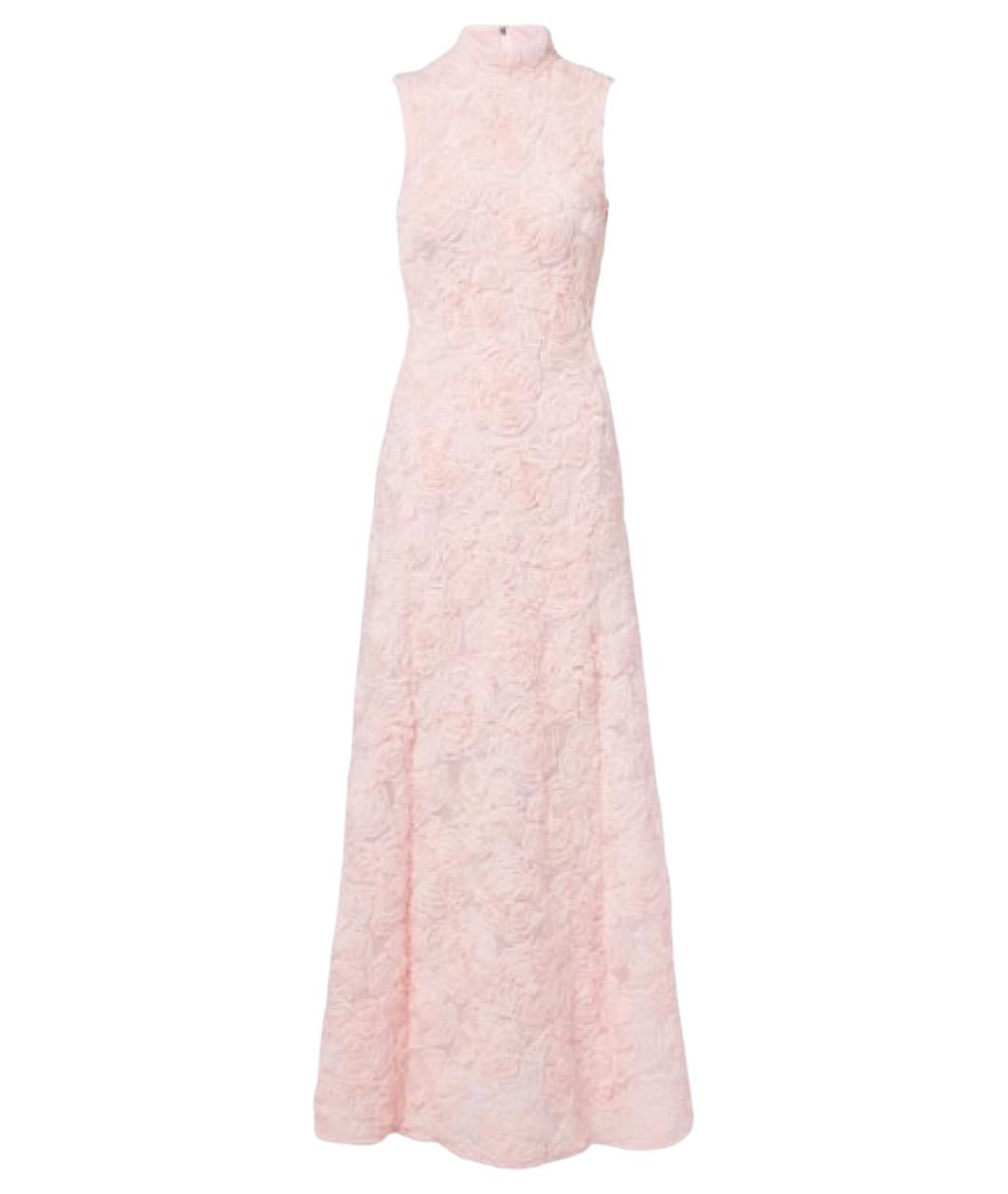 ROTATE Розовое полиэстеровое повседневное платье, фото 1