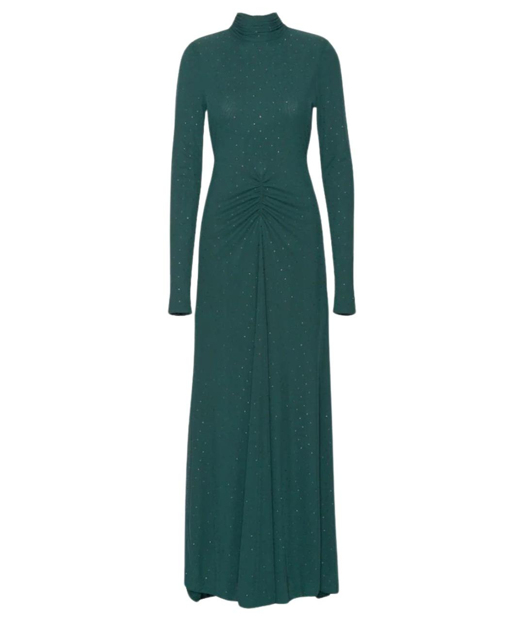 ROTATE Зеленые полиэстеровое повседневное платье, фото 1