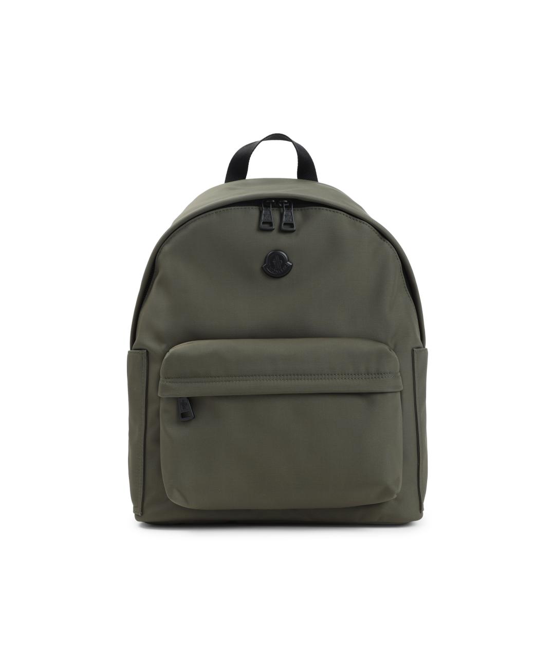 MONCLER Зеленый синтетический рюкзак, фото 2
