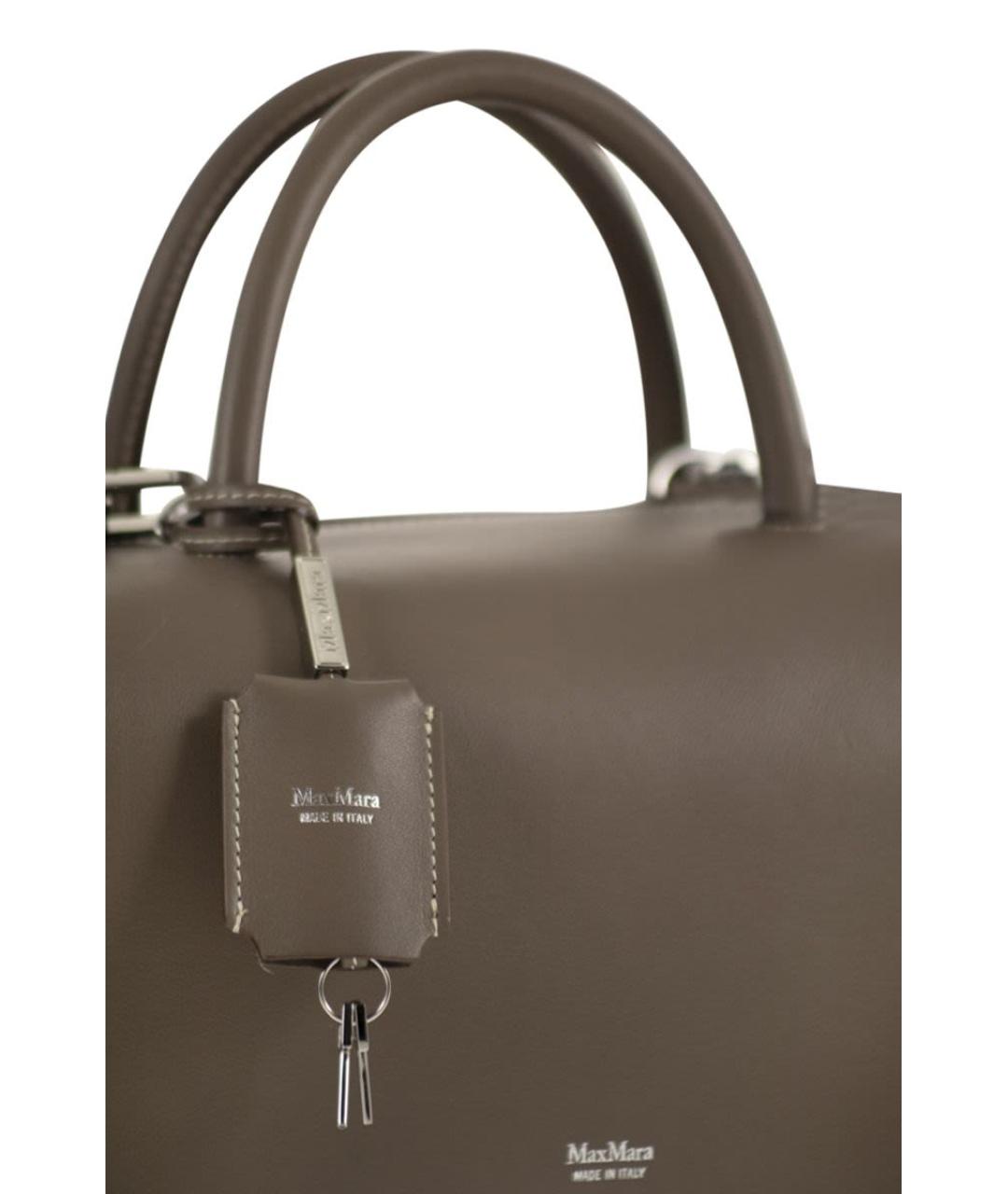 MAX MARA Кожаная сумка с короткими ручками, фото 5