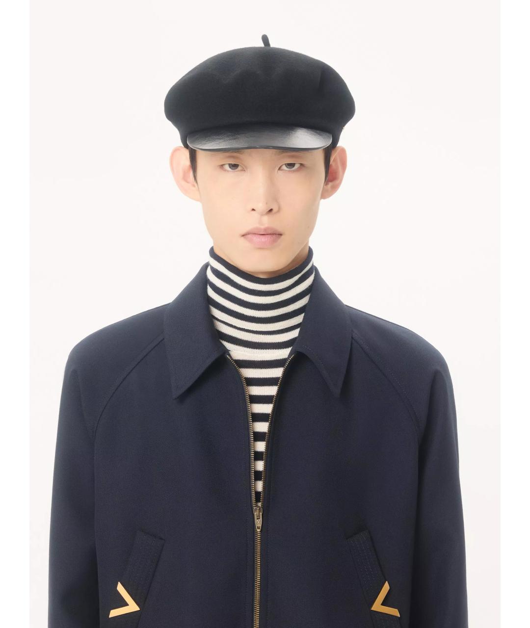 VALENTINO Синяя полиэстеровая куртка, фото 3