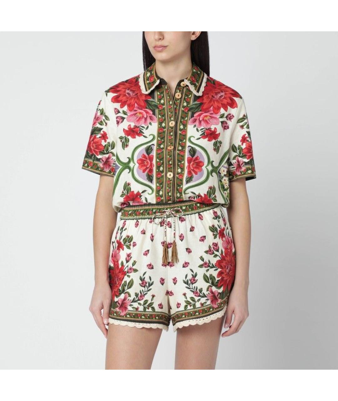 FARM RIO Мульти льняная рубашка, фото 2