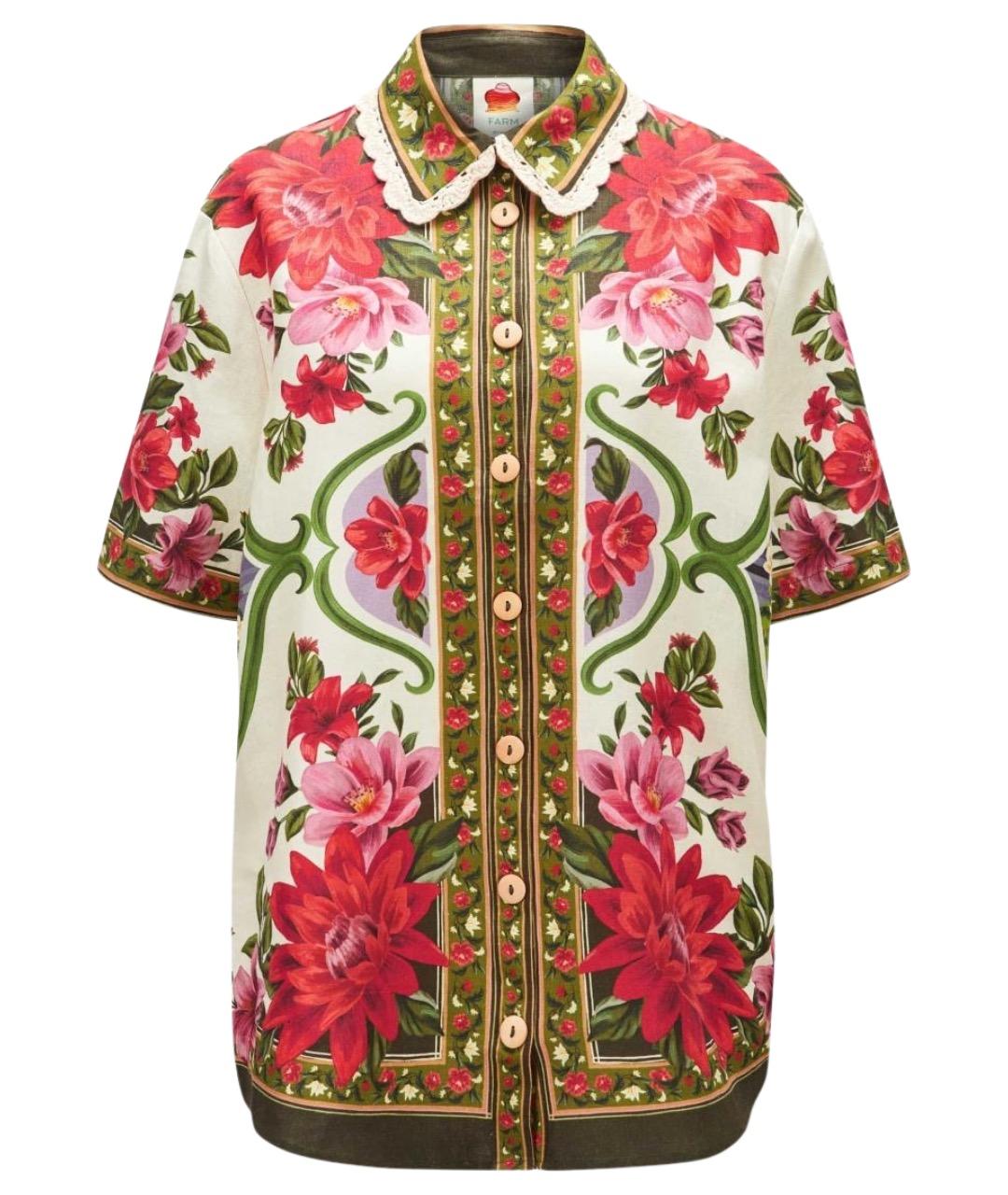 FARM RIO Мульти льняная рубашка, фото 1