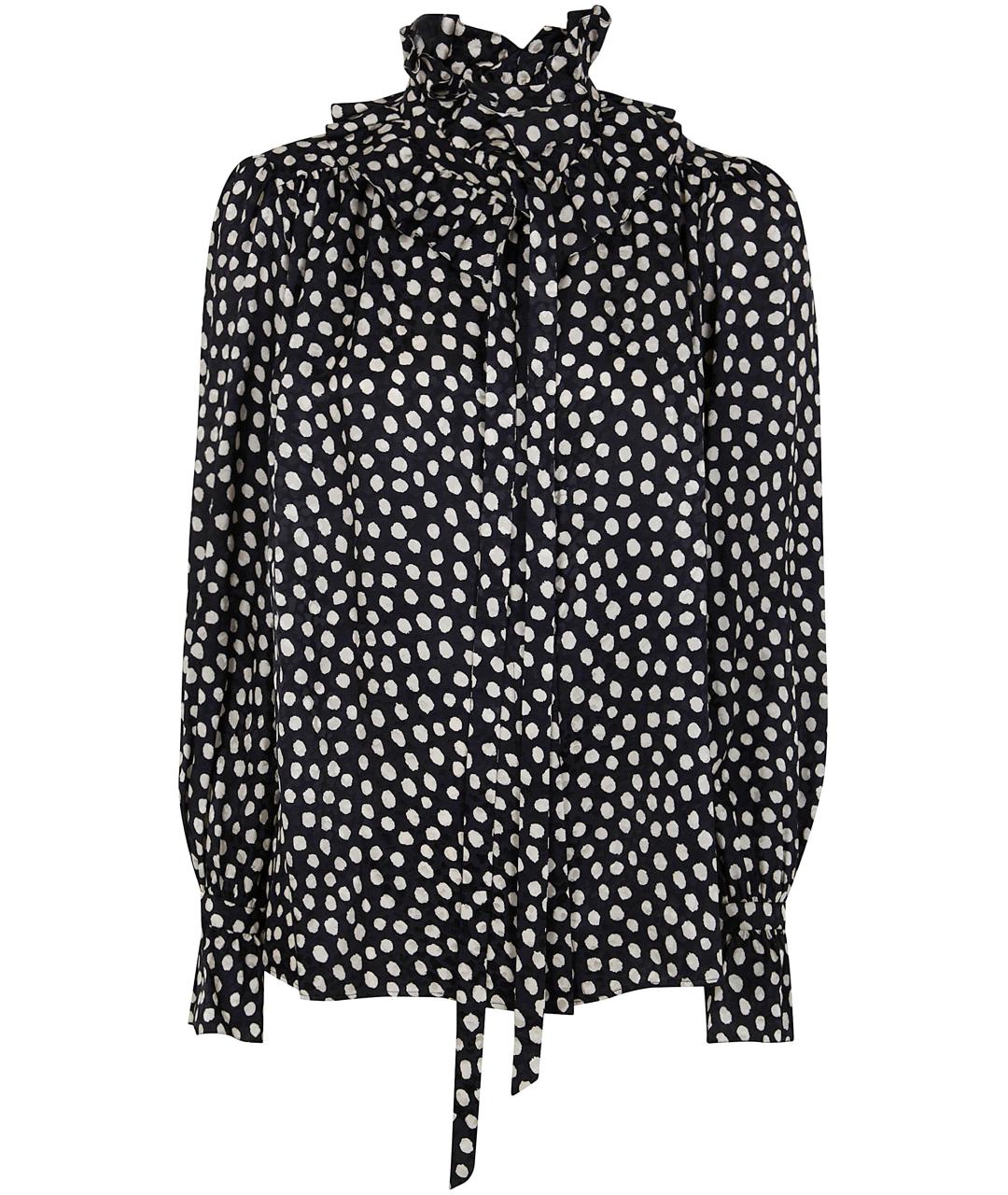 CHLOE Черная шелковая блузы, фото 3