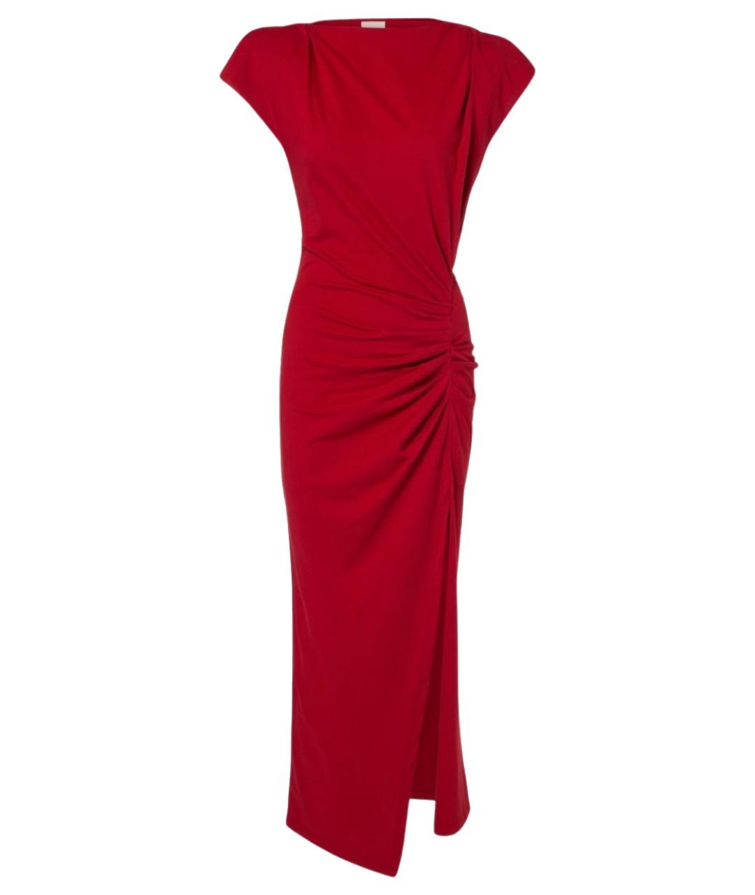 ISABEL MARANT Красное хлопковое повседневное платье, фото 1