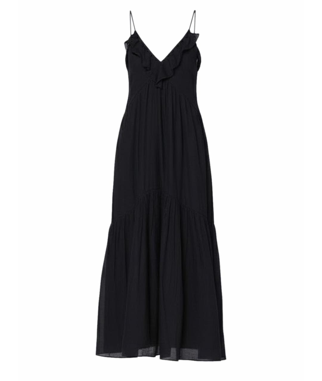 ISABEL MARANT Черное хлопковое повседневное платье, фото 1