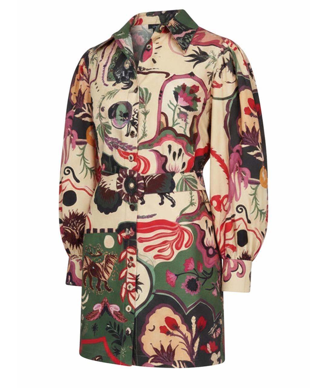 FARM RIO Мульти хлопковое повседневное платье, фото 1