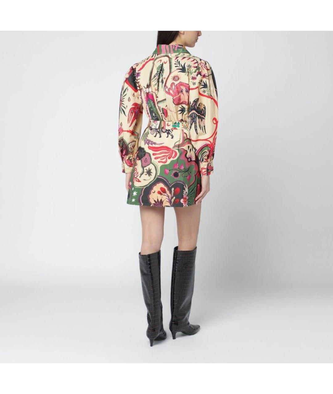 FARM RIO Мульти хлопковое повседневное платье, фото 2