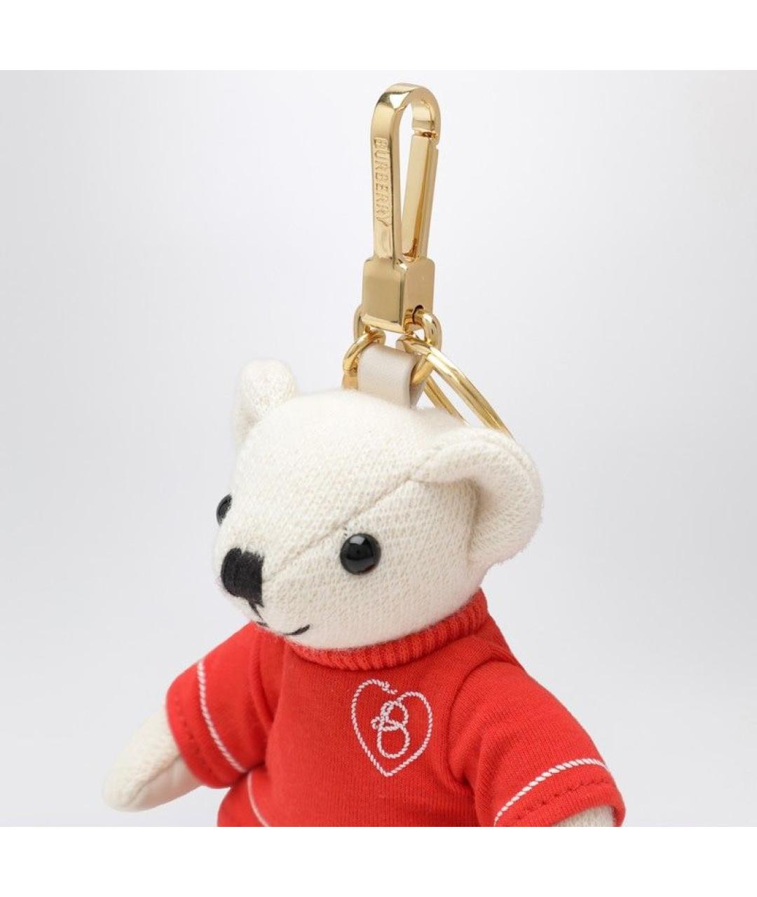 BURBERRY Красный брелок, фото 2