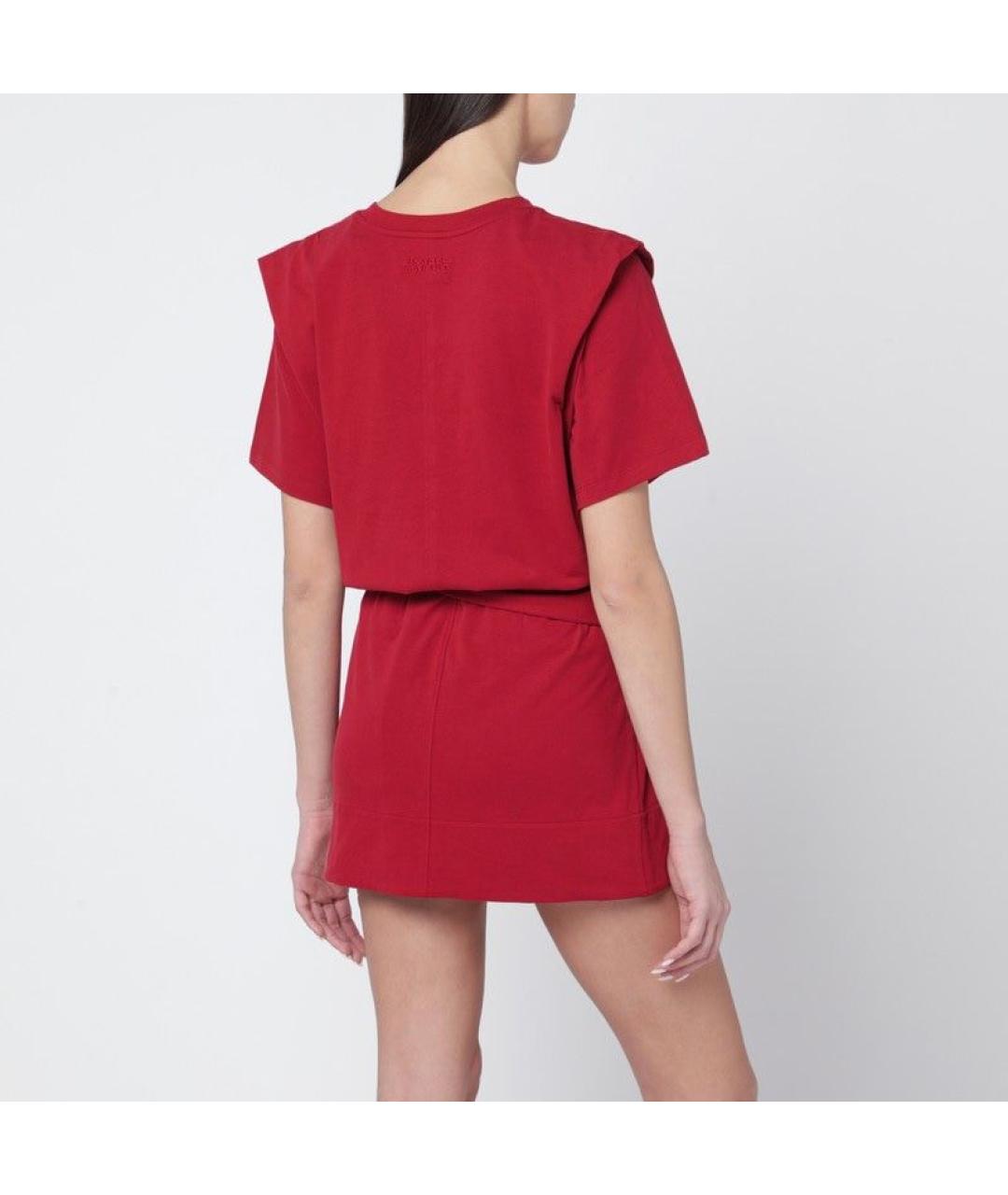 ISABEL MARANT Красная хлопковая футболка, фото 2