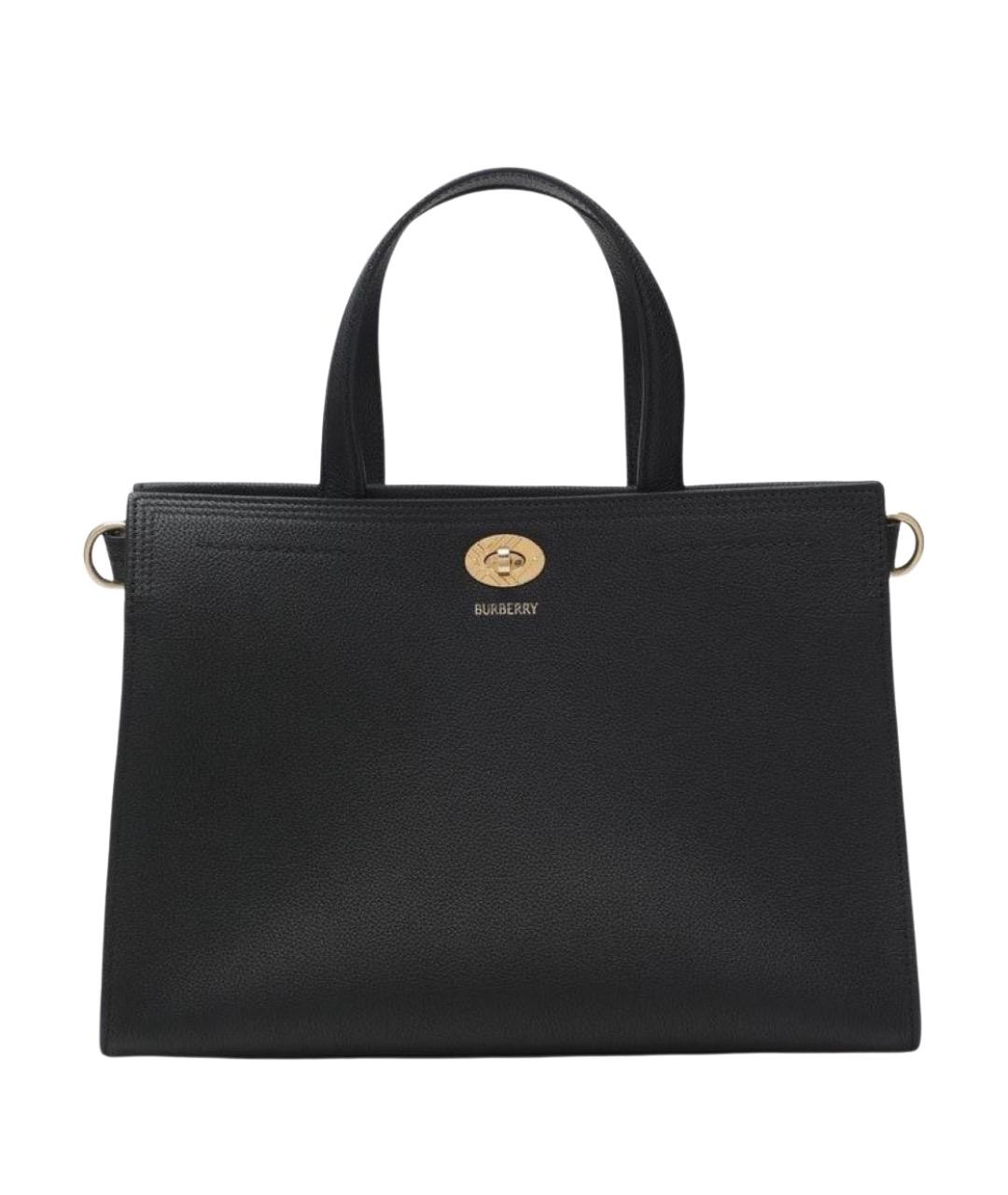 BURBERRY Черная сумка тоут, фото 1