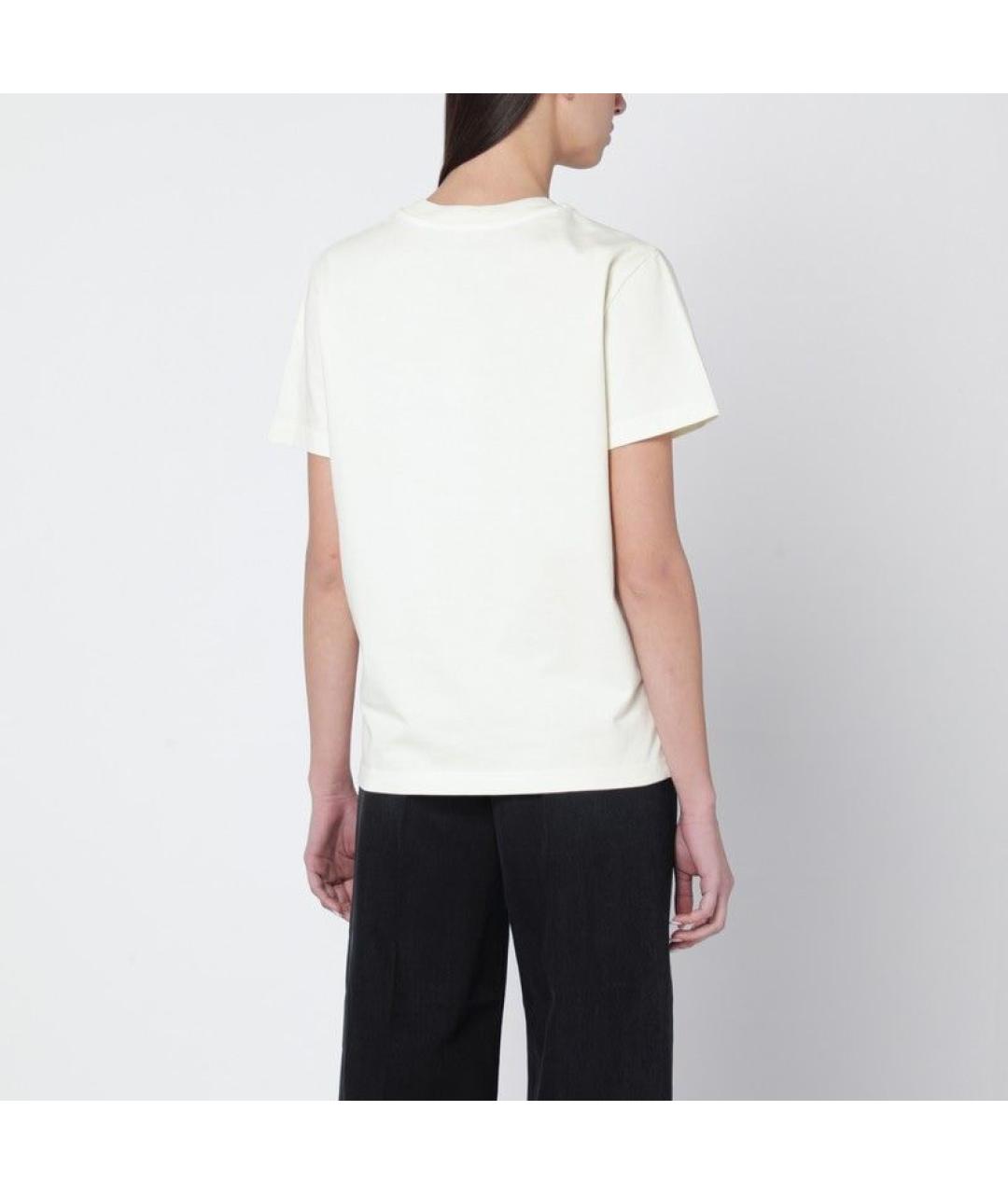 A.P.C. Бежевая хлопковая футболка, фото 2