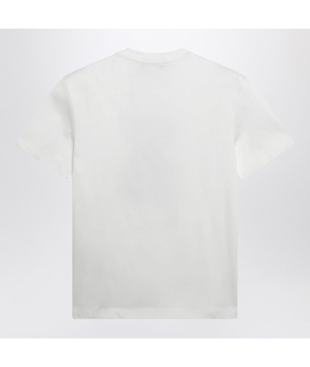 FENDI Белая хлопковая футболка, фото 2