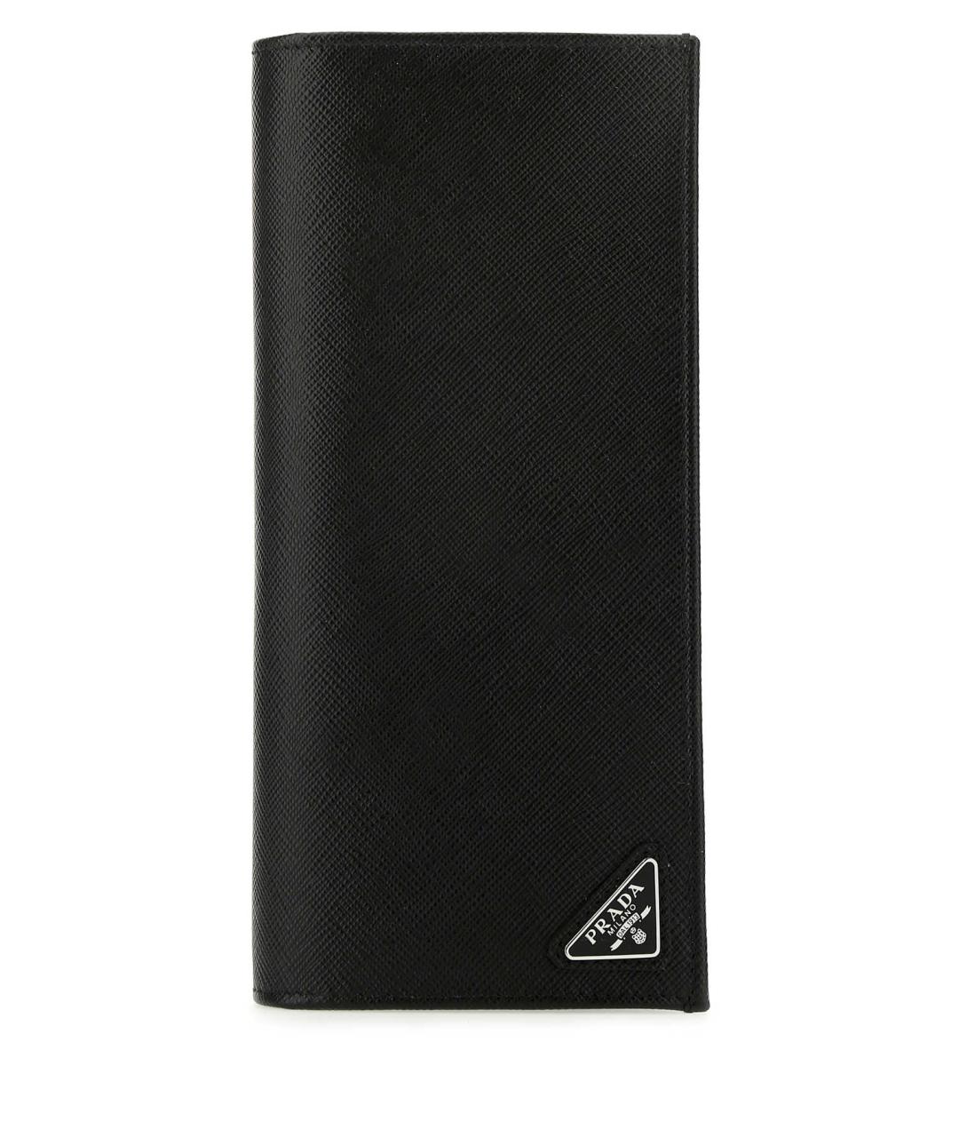 PRADA Черный кожаный кошелек, фото 1