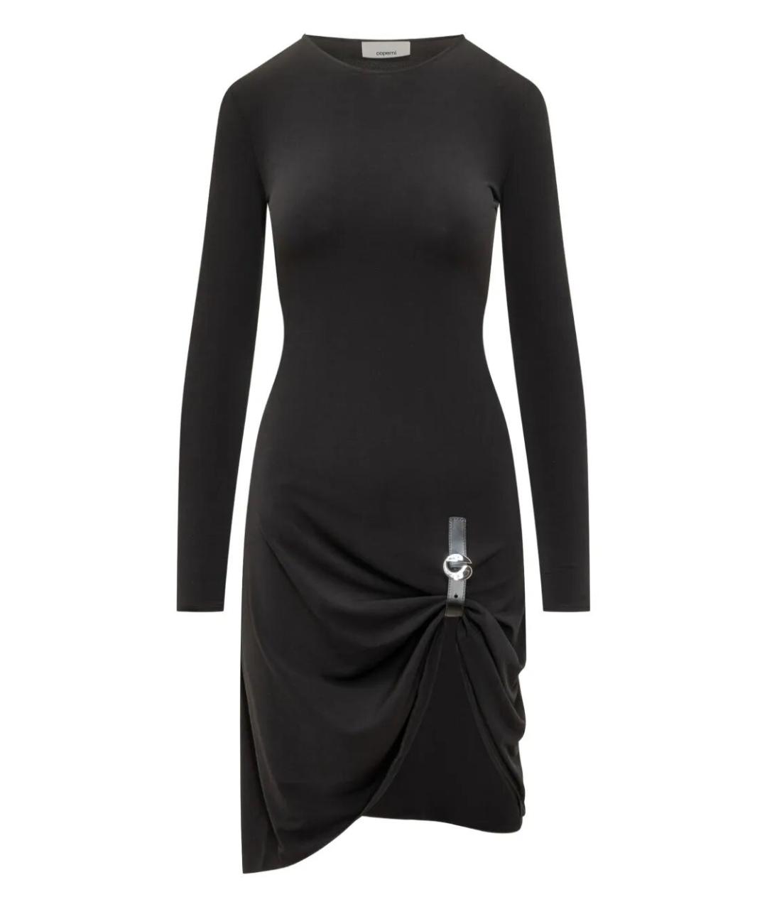 COPERNI Черное полиэстеровое вечернее платье, фото 1