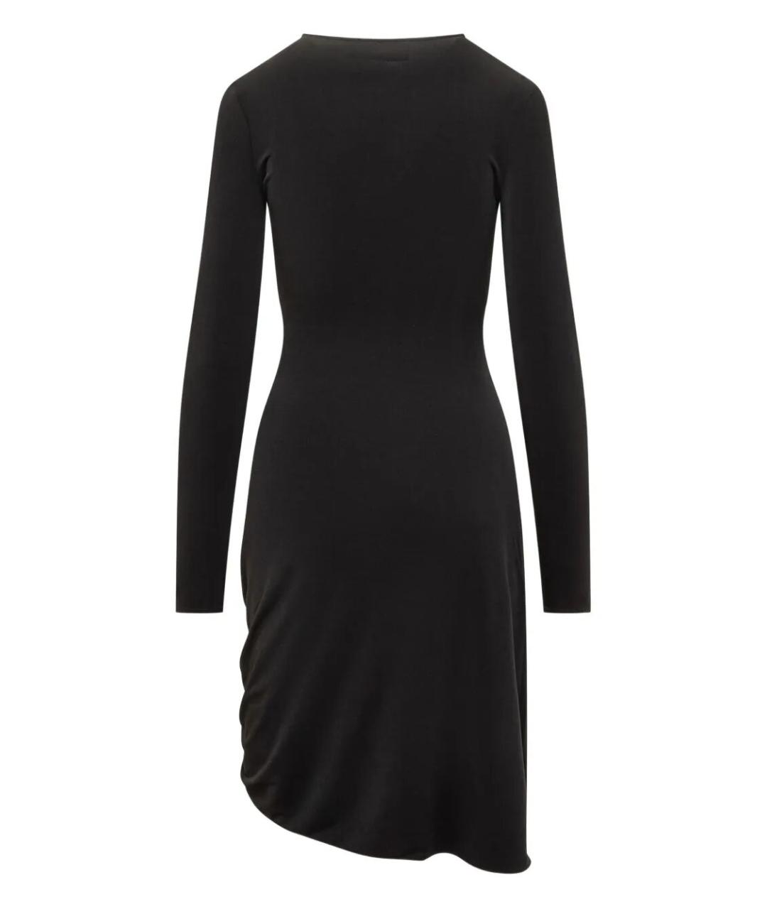 COPERNI Черное полиэстеровое вечернее платье, фото 3