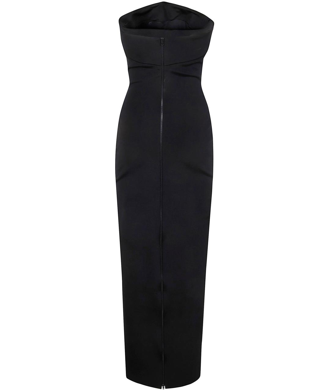 BALMAIN Черное полиамидовое вечернее платье, фото 2