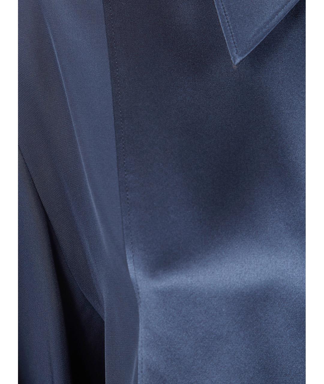 JOSEPH Синяя шелковая рубашка, фото 3