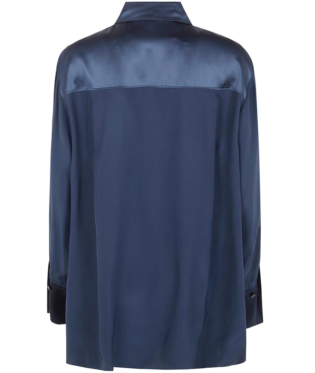 JOSEPH Синяя шелковая рубашка, фото 2