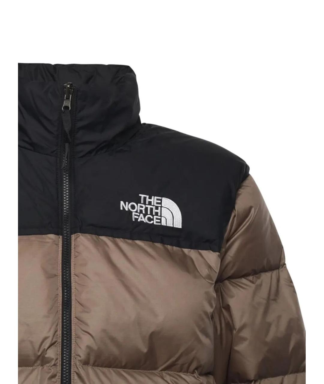 THE NORTH FACE Коричневый полиэстеровый пуховик, фото 3