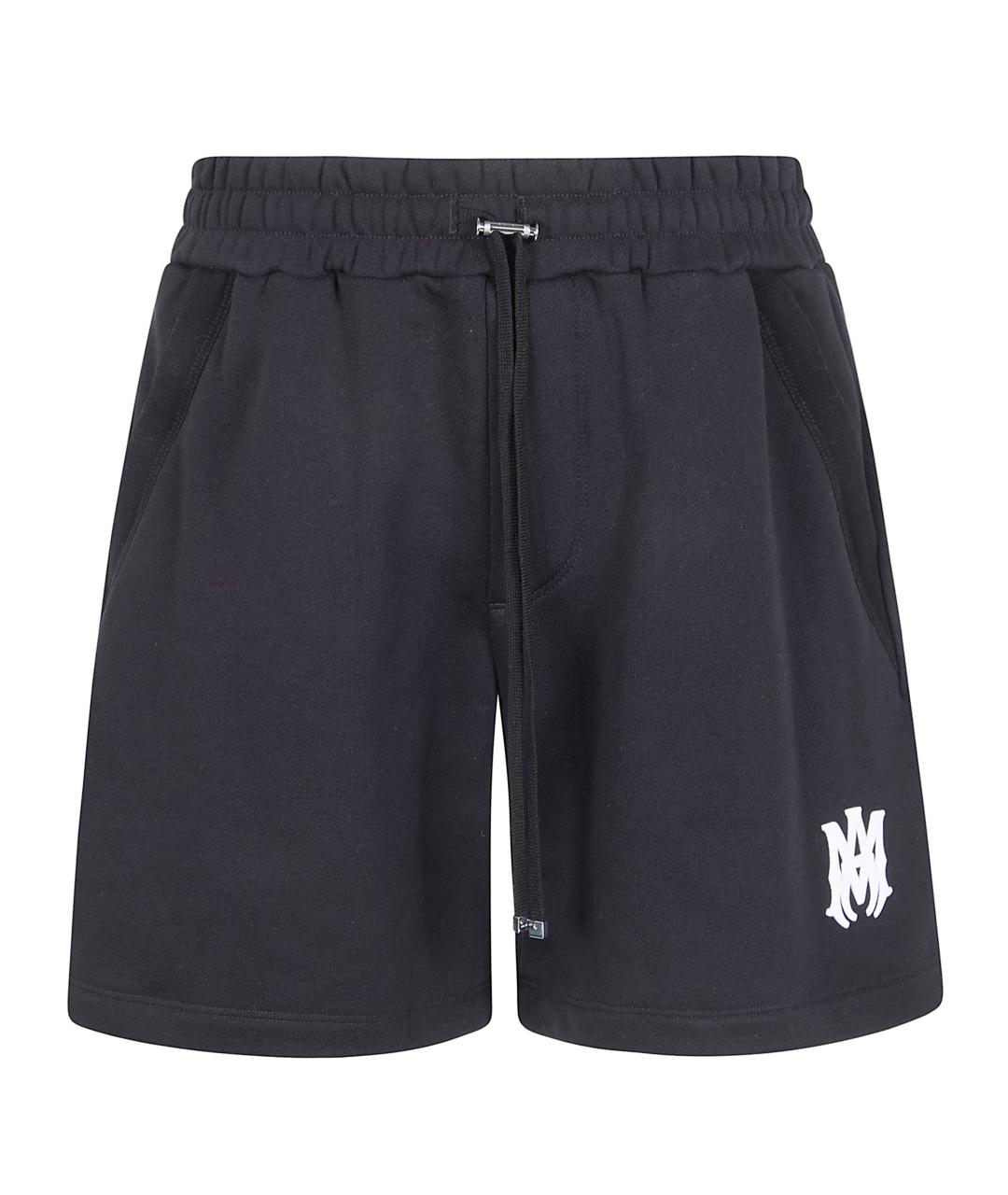 AMIRI Черные хлопковые шорты, фото 3