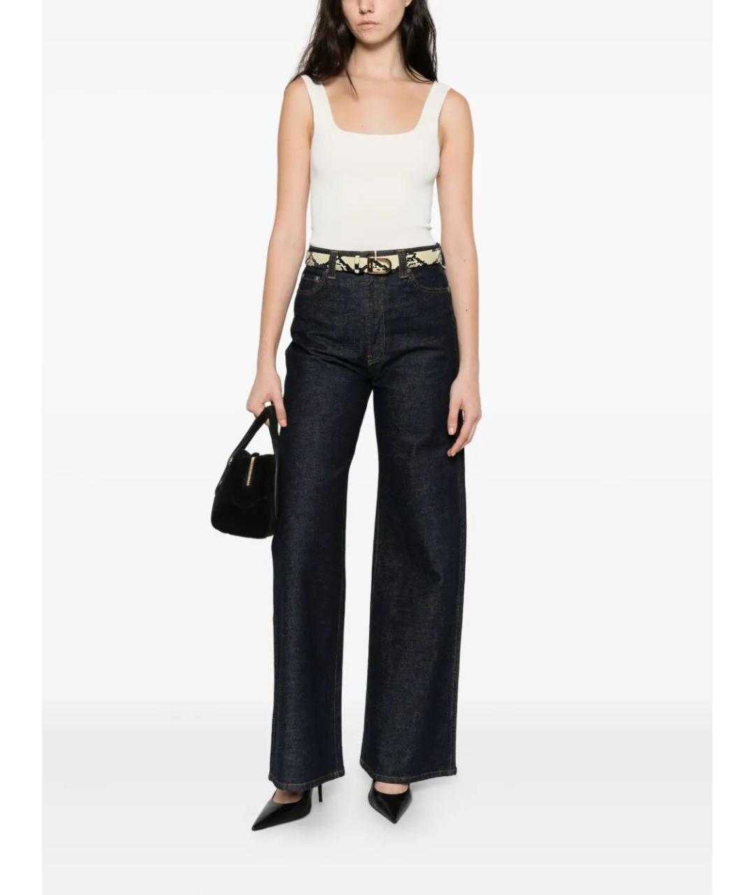 KHAITE Хлопковые прямые джинсы, фото 2