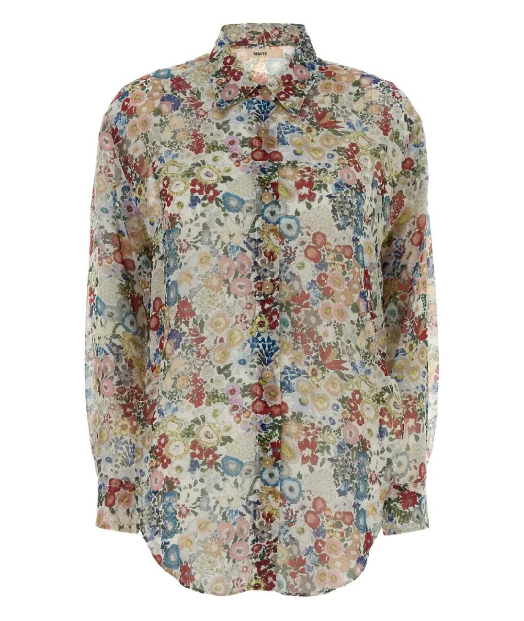KHAITE Мульти шелковая рубашка, фото 1