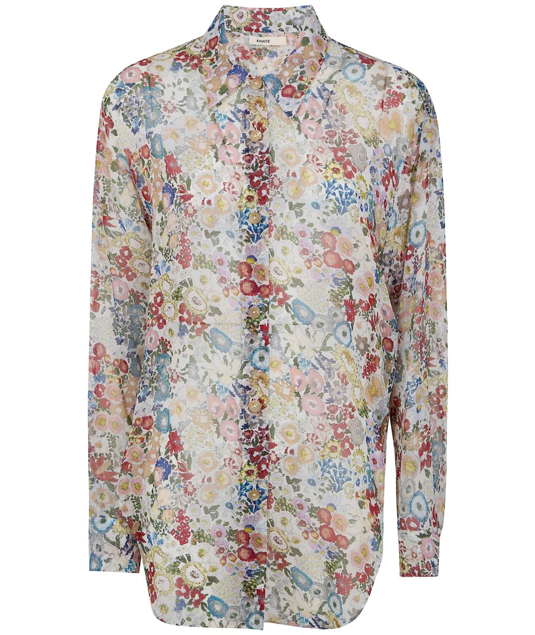 KHAITE Мульти шелковая рубашка, фото 3